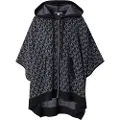 Michael Kors Michael Korstil kvinder. MT561CCK87 Poncho Zip monogram sort (L/XL), Casual, Bomuld