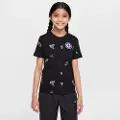 Nike Football Chelsea FC-T-shirt med print til større børn - sort