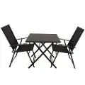 Aktive 61149 Table+2 Armchairs Foldbart Udendørs Sæt