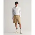 Gant Ganttil mænd. 205066 Relaxed Fit shorts i beige twill (30), Casual, Bomuld