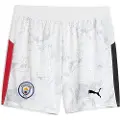 Puma KIDSUPER x MANCHESTER CITY Shorts Youth, Clothing, White/Black, 11-12Y