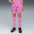 Puma KIDSUPER x BORUSSIA DORTMUND Shorts Youth, Clothing, Mauve Pop/Faster Yellow, 9-10Y