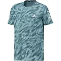 Adidas Own The Run Allover Print T-shirt Med Korte ærmer