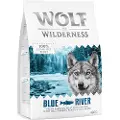 Wolf of Wilderness Prøvepakke: Wolf of Wilderness hundefoder - Blue River Laks (400 g)