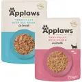 Applaws Økonomipakke: 48 x 70 g Applaws portionsposer i bouillon - Tun med brasen