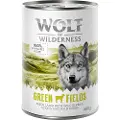 Wolf of Wilderness Enkelt dåser 1 x 400 g - Green Fields - Lam