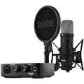 Rode Nt1 Signature Black + Ai-1 Studio Kit Mk2 Professionel Mikrofon
