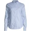 Gant Ganttil kvinder. 4300141 Slim Fit Stretch Oxford-skjorte blå (40), Casual, Bomuld, Lange ærmer