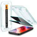 Spigen Glass tR EZ Fit (Privacy) 2 Pack - Transparency - iPhone 16 Pro