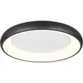 TRIO Moderne loftslampe sort 60 cm inkl. dæmpbar LED - Cardona