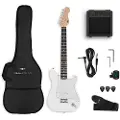 Gear4Music VISIONSTRING 3/4 Electric Guitar Pack White