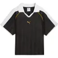 Puma T7 Relaxed Football Jersey Women, Clothing, Black, L