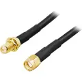 Deltaco Sma-fm500 Rp-sma Rp-sma 5m. Sort