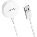 Deltaco oplader til Apple Watch, USB-A, 1 m 7333048060242 Modsvarer: N/A