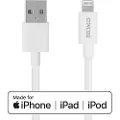 Deltaco Ladekabel USB-A til Lightning, 0,5 m, hvid 7333048056528 Modsvarer: N/A