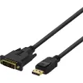 Deltaco Dp-2020 2m. Displayport Dvi-d Sort
