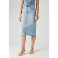 Levi's Levi'stil kvinder. 001VH-0001 High Rise Slit nederdel blå (23), Casual, Bomuld, Denim