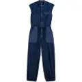 G-Star G-Startil kvinder. D26013-D934-H135 Blå Cocoon-jumpsuit (XL), Casual, Uden ærmer/stropper, Bæredygtig, Genbrugsbomuld