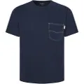 Pepe Jeans Pepe Jeanstil mænd. PM509633 T-shirt Amadeo navy (XL), Casual, Denim, Korte ærmer, Økologisk bomuld, Bæredygtig, Blå
