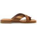 Mtng MTNGtil kvinder. 54307 Brune Alysa-sandaler i læder (38), Fast, 1-3 cm, Ingen, Casual