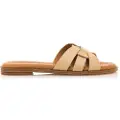 Mustang MTNGtil kvinder. 59580 Beige Maria-sandaler i læder (39), Fast, 1-3 cm, Ingen, Casual