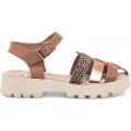 Mtng MTNGtil kvinder/piger. 48776 Beige Vane-sandaler i læder (32), Fast, 1-3 cm, Spænder, Casual, børnetøj