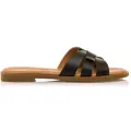 Mustang MTNGtil kvinder. 59580 Sandaler i læder Maria Black (36), Sort, Fast, 1-3 cm, Ingen, Casual