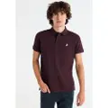 LOIS Jeans Lois Jeanstil mænd. 130584000 Klassisk poloshirt med lilla tyrelogo (XXL), Casual, Bomuld, Korte ærmer