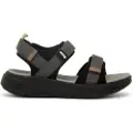 Mustang MTNGtil mænd. 84777 Sorte Prona-sandaler (45), Stof, Fast, 1-3 cm, Velcro, Casual