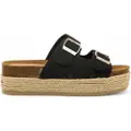 Mtng Mustangtil kvinder. 53043 Sorte Perla-sandaler (37), 3-5 cm, Ingen, Casual