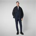 Save the Duck Save The Ducktil mænd. DF1643M-RETY20 Tulio jakke marineblå (L), Casual, Nylon, Lange ærmer