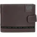 Pepe Jeans Pepe Jeanstil mænd. 7183342 Brun tape-tegnebog (OSFA), Casual, Læder