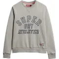 Superdry Superdrytil mænd. M2013965A Atletisk grå sweatshirt med print (L), Casual, Bomuld