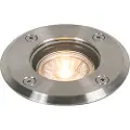 QAZQA Udendørs jordspot stål 11 cm IP67 - Basic Round