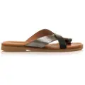 Mustang Mustangtil kvinder. 54307 Alysa sorte lædersandaler (36), 1-3 cm, Ingen, Casual