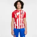 Nike Kortærmet Club Atlético de Madrid Academy Pro Home Nike Dri-FIT-opvarmningstrøje til fodbold til større børn - rød