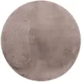 KMCarpets - Soft Pile Rug Dream Round - Brun - Luv- & ryatæpper - - Homeroom