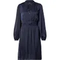 Hugo Boss BOSStil kvinder. 50544038 Dely-kjole marineblå (L), Casual, Polyester, Lange ærmer