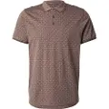 Michael Kors Michael Korstil mænd. CS550V85KS Greenwich brun poloshirt (L), Casual, Bomuld, Korte ærmer