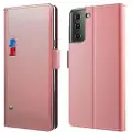 Mtp Products Makeup Spejl Samsung Galaxy S23 5G Flip Cover - Rødguld