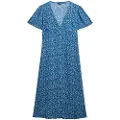 Superdry Print Button Tea Kortærmet Midi-kjole