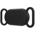 Mtp Products Samsung Galaxy SmartTag 2 Silikone Cover til Halsbånd - Sort