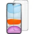 IMAK iPhone 16 Imak Pro+ Skærmbeskyttelse Hærdet Glas - 9H - Sort Kant