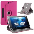 Mtp Products Universal Roterende Folio Cover til Tablet - 7.9-8.4 - Hot Pink