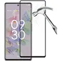 Mtp Products Full Cover Google Pixel 6a Skærmbeskyttelse Hærdet Glas - 9H, 0.3mm - Sort