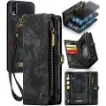 CASEME iPhone XR Caseme 2-i-1 Multifunktionel Pung Cover - Sort
