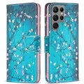 Mtp Products Samsung Galaxy S24 Ultra Wonder Series Pung - Hvid Blomster