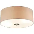 QAZQA Rustik loftslampe beige 30 cm - Drum