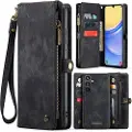 CASEME Samsung Galaxy A16 5G Caseme 008 2-i-1 Multifunktionel Pung - Sort