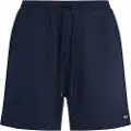 Tommy Hilfiger Tommy Jeanstil mænd. DM0DM21931 Shorts i almindeligt snit med blåt logo (S), Casual, Bomuld